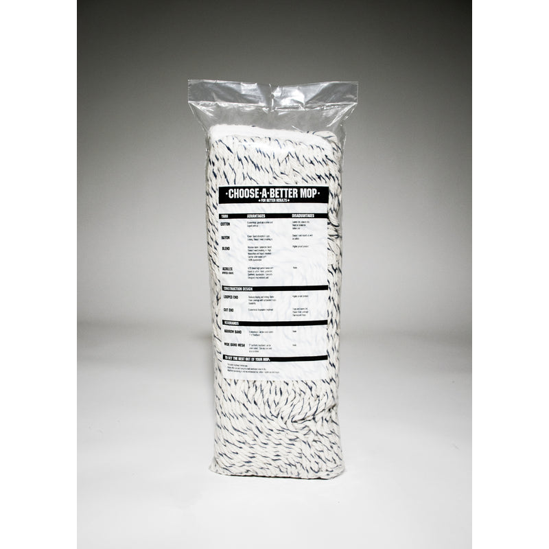 Elite Mops and Brooms #24 Cut End Cotton Mop Refill 1 pk