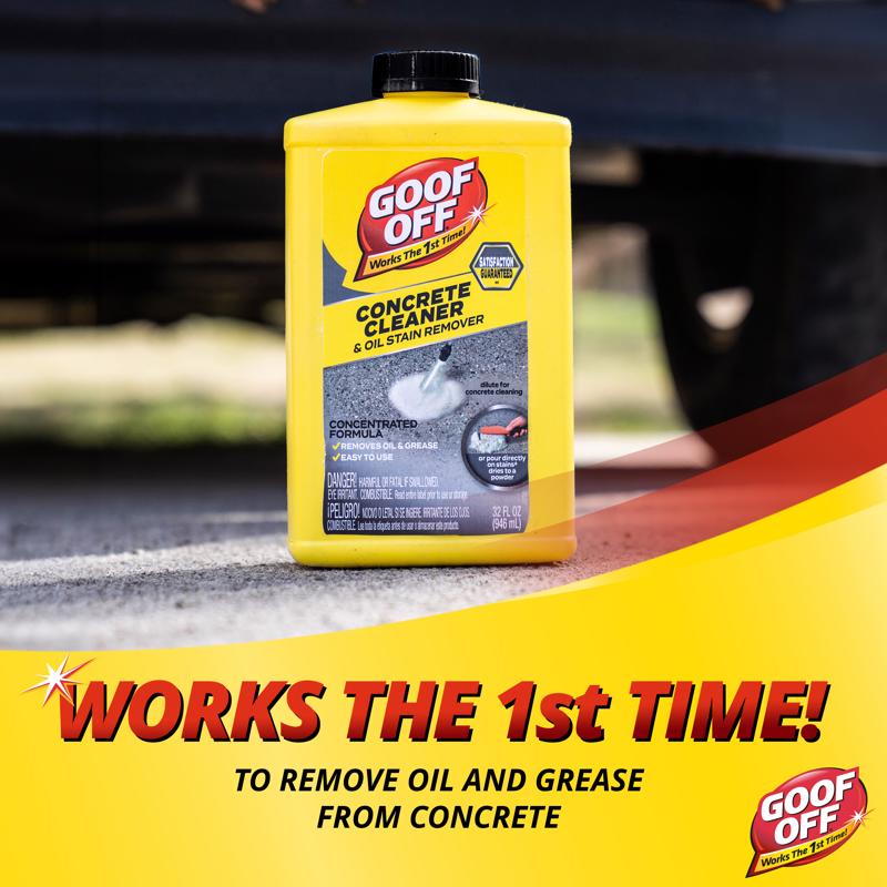 Goof Off Fresh Clean Scent Concrete Cleaner 32 oz Liquid