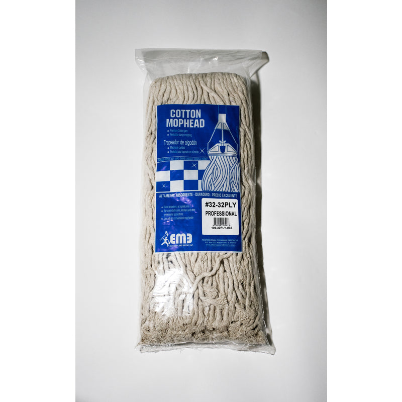 Elite Mops and Brooms #32 Cut End Cotton Mop Refill 1 pk