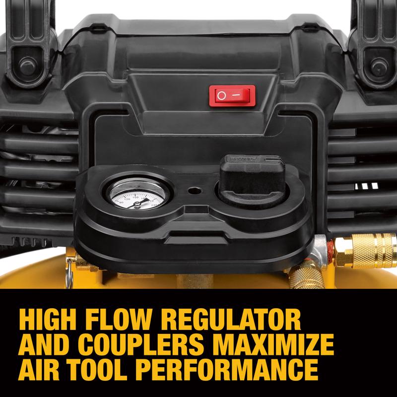 DeWalt 6 gal Pancake Portable Air Compressor Tank 165 psi 0.9 HP