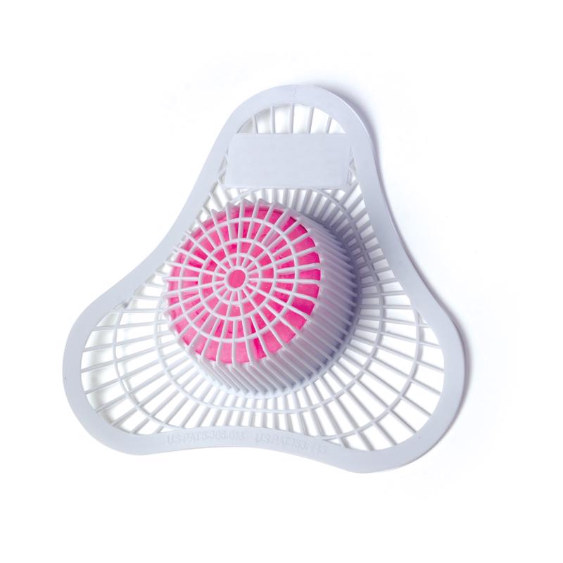 Hospeco Health Gards Cherry Scent Urinal Screen with Non-Para Block 12 pk