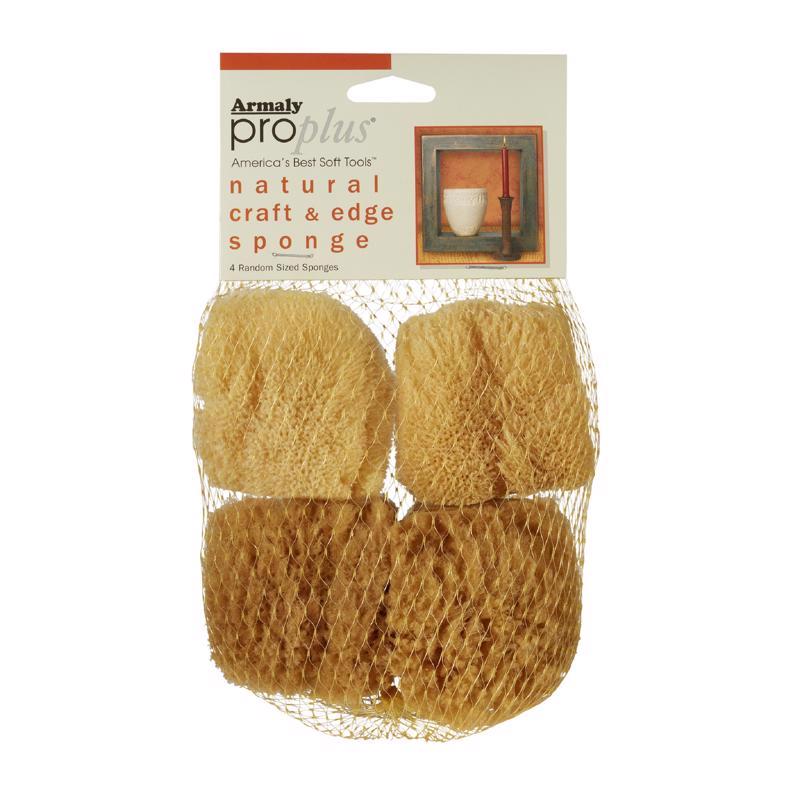 SPONGE FAUX 3-1/2X4" PK4