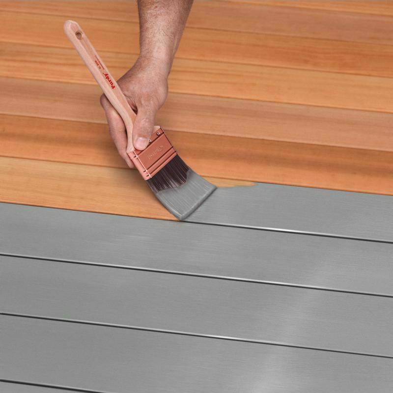 Cabot Solid Color Acrylic Stain & Sealer Solid Driftwood Gray Acrylic Deck Stain 1 gal
