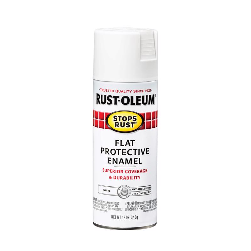 SPRY PAINT FLT WHT 12OZ