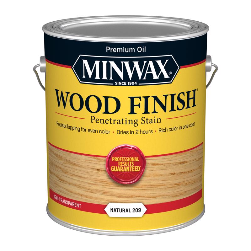 Minwax Wood Finish Semi-Transparent Natural Oil-Based Penetrating Wood Stain 1 gal