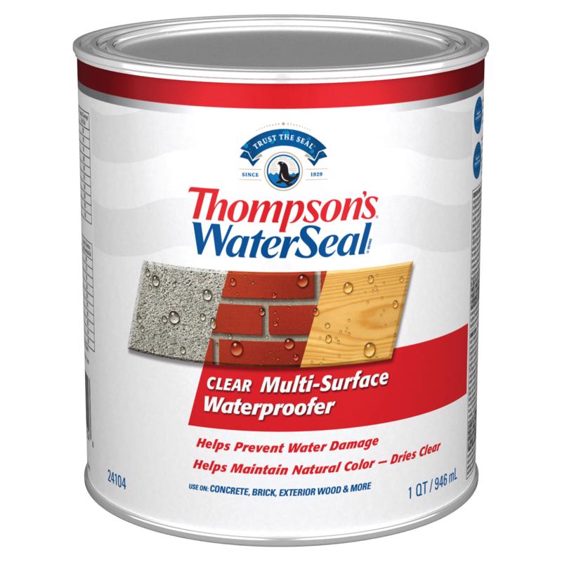 Thompson's WaterSeal Clear Water-Based Multi-Surface Waterproofer 1 qt