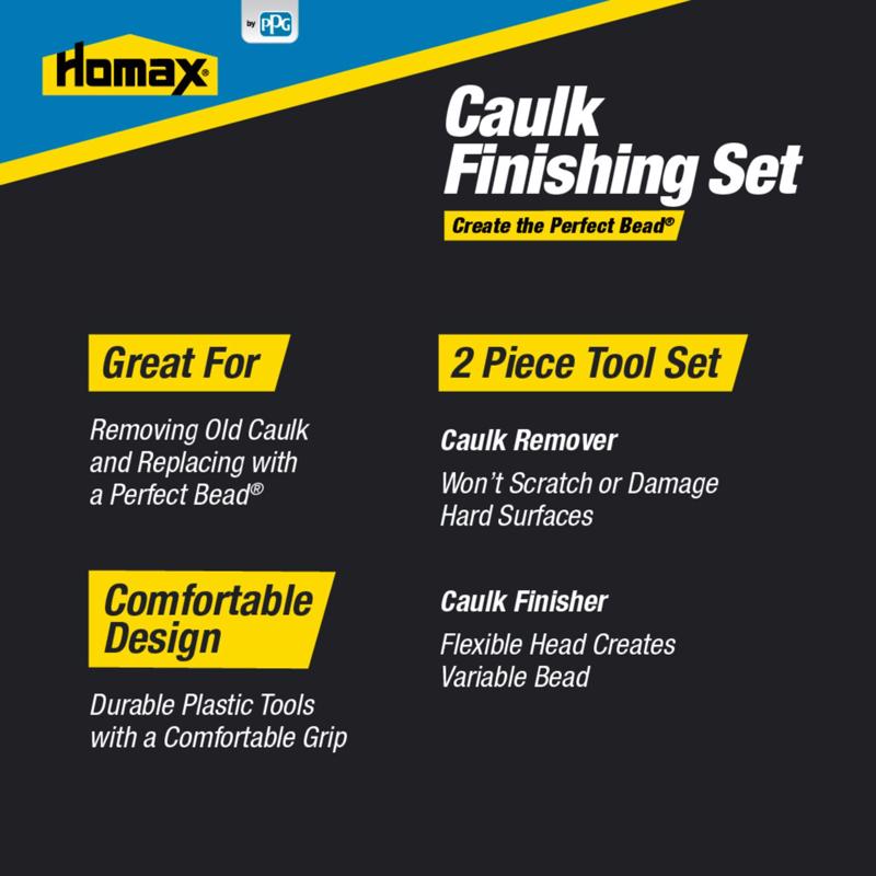 Homax Black Professional Composite Caulking Tool Kit 1 pk