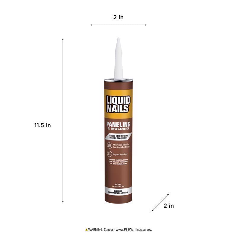 Liquid Nails Paneling & Molding High Strength Latex Adhesive 10 oz