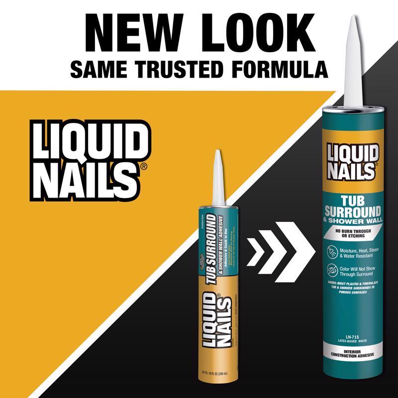 Liquid Nails Tub Surround & Shower Wall High Strength Latex Adhesive 10 oz