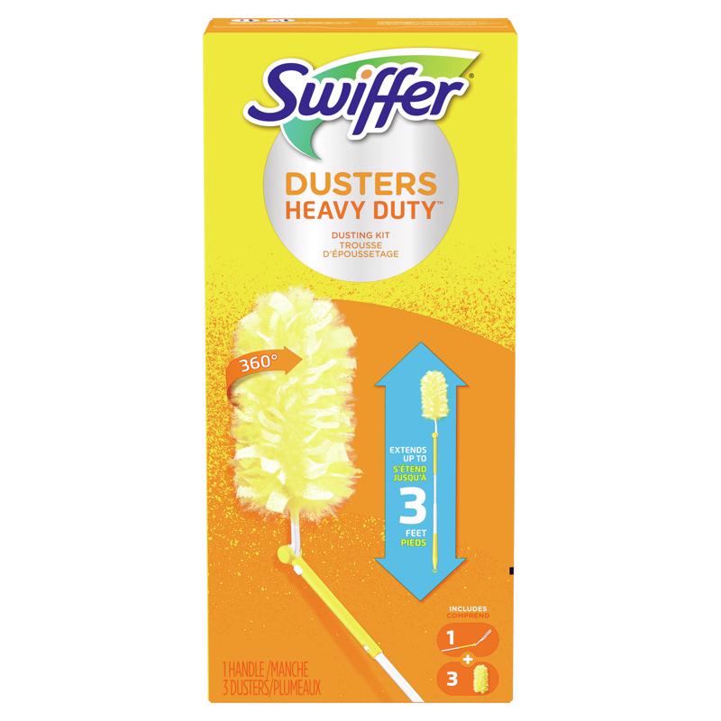 Swiffer 360 Heavy Duty Dusters Microfiber 360 Duster Kit 3 pk