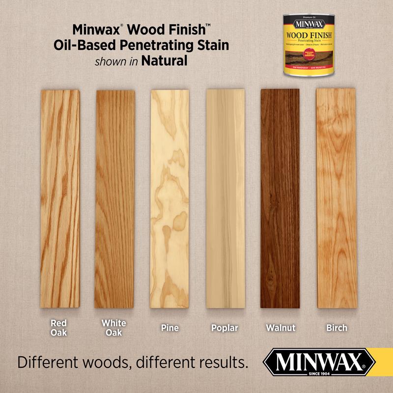 Minwax Wood Finish Semi-Transparent Natural Oil-Based Penetrating Stain 1 gal