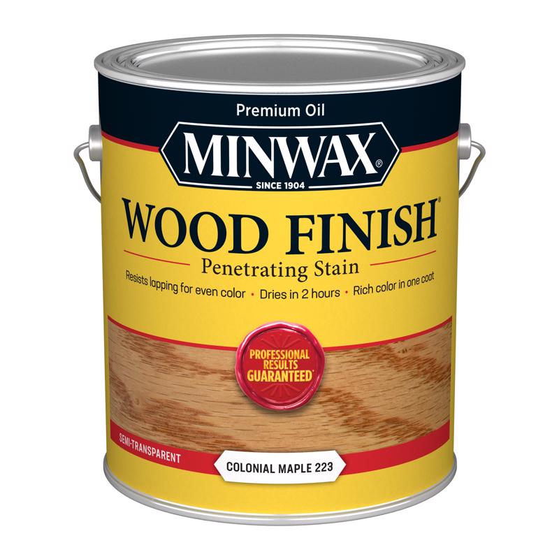 Minwax Wood Finish Semi-Transparent Colonial Maple Oil-Based Penetrating Stain 1 gal