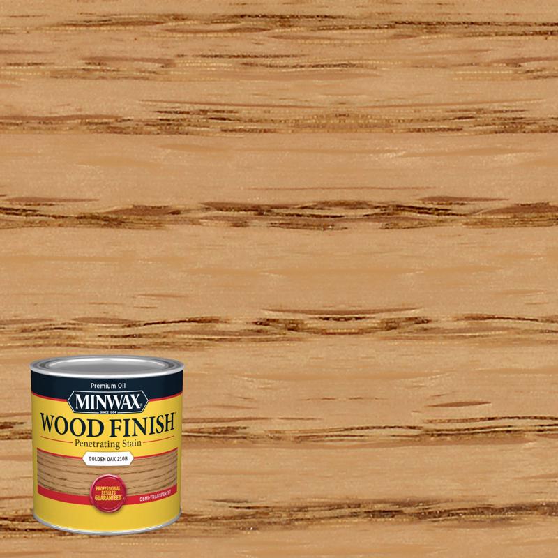STAIN MINWX8OZ GOLDN OAK