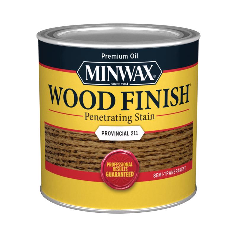 Minwax Wood Finish Semi-Transparent Provincial Oil-Based Penetrating Wood Stain 0.5 pt