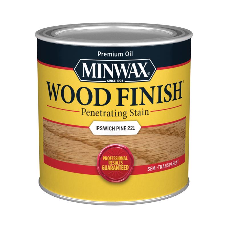 Minwax Wood Finish Semi-Transparent Ipswich Pine Oil-Based Penetrating Wood Stain 0.5 pt