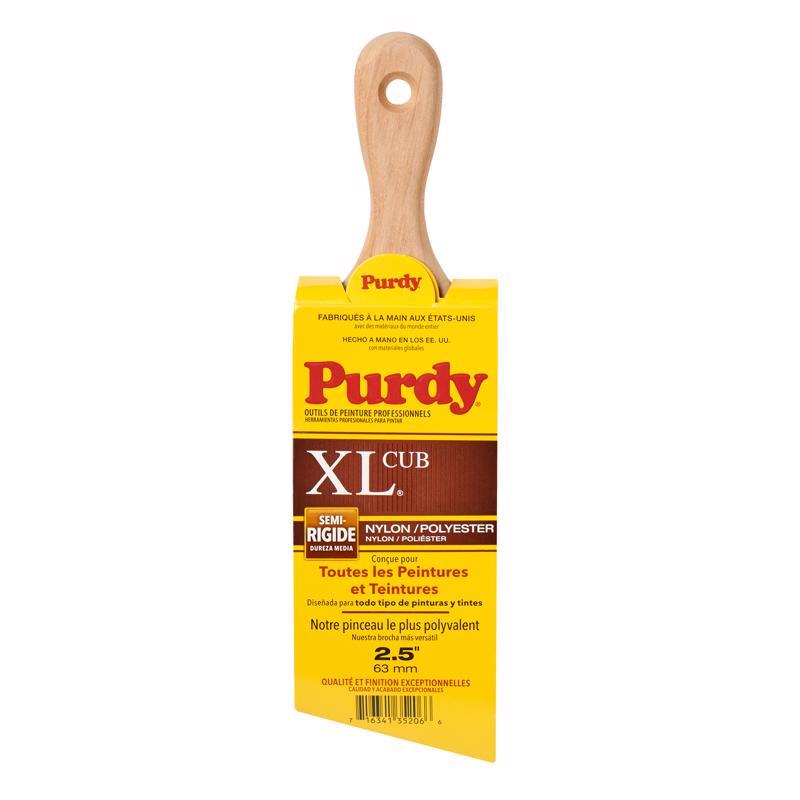 Purdy XL Cub 2-1/2 in. Medium Stiff Angle Trim Paint Brush
