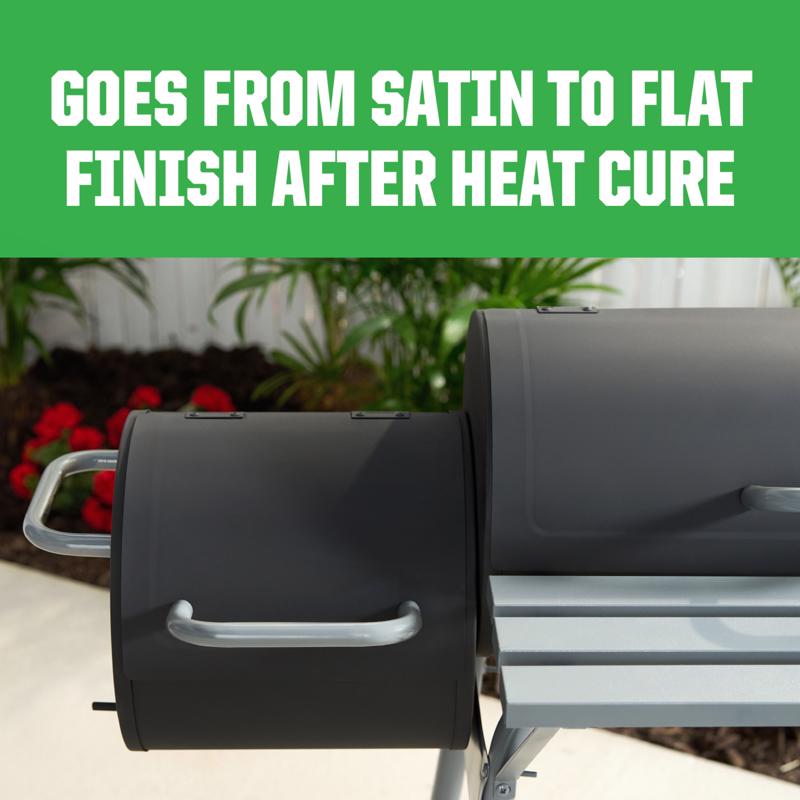 Rust-Oleum Specialty Satin BBQ Black Oil-Based High Heat Enamel 0.5 pt