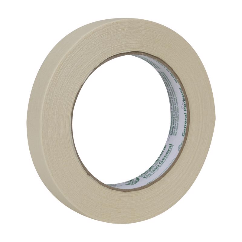 Duck 0.7 in. W X 60 yd L Beige High Strength Masking Tape 1 pk
