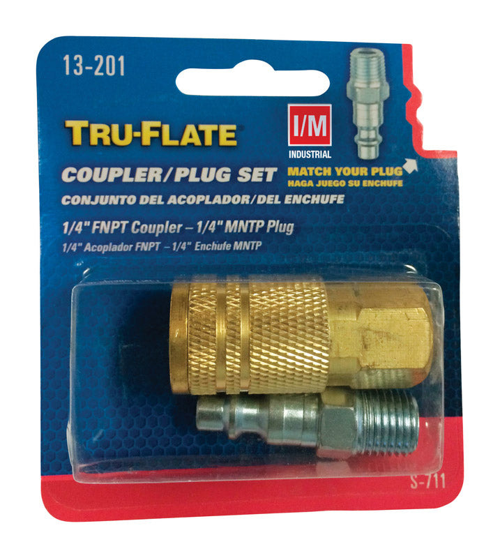 COUPLER/PLUG SET 1/4"I/M