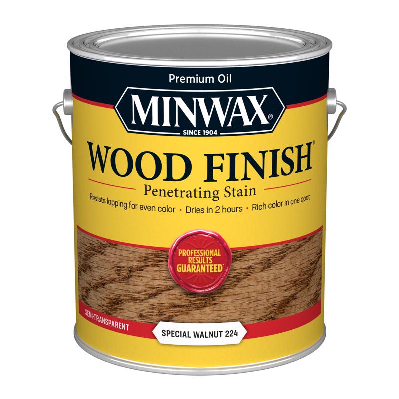 Minwax Wood Finish Semi-Transparent Special Walnut Oil-Based Penetrating Wood Stain 1 gal