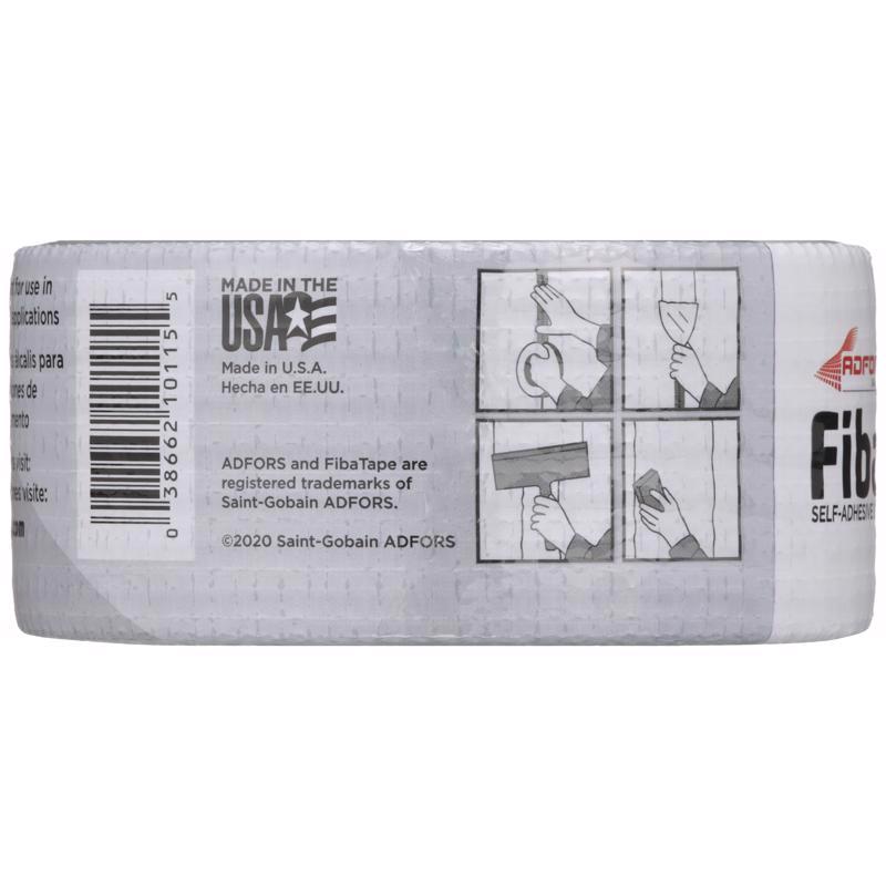 Saint-Gobain ADFORS FibaTape Alkali-Resistant 150 ft. L X 2 in. W Fiberglass Mesh Gray Self Adhesive