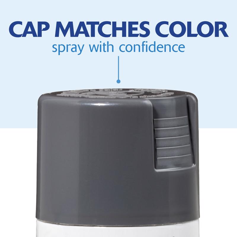 Rust-Oleum Painter's Touch 2X Ultra Cover Gloss Dark Gray Paint+Primer Spray Paint 12 oz