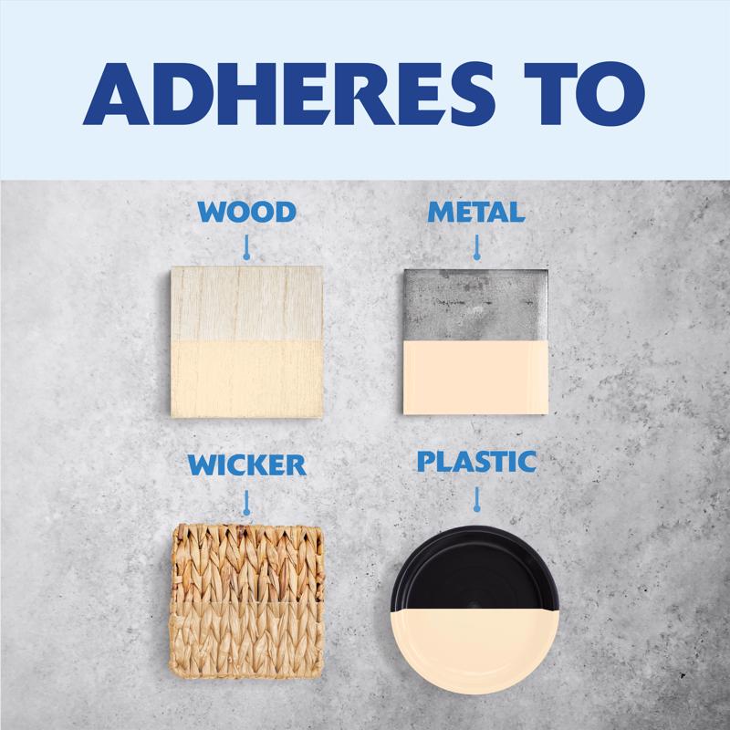 Rust-Oleum Painter's Touch 2X Ultra Cover Gloss Ivory Paint+Primer Spray Paint 12 oz