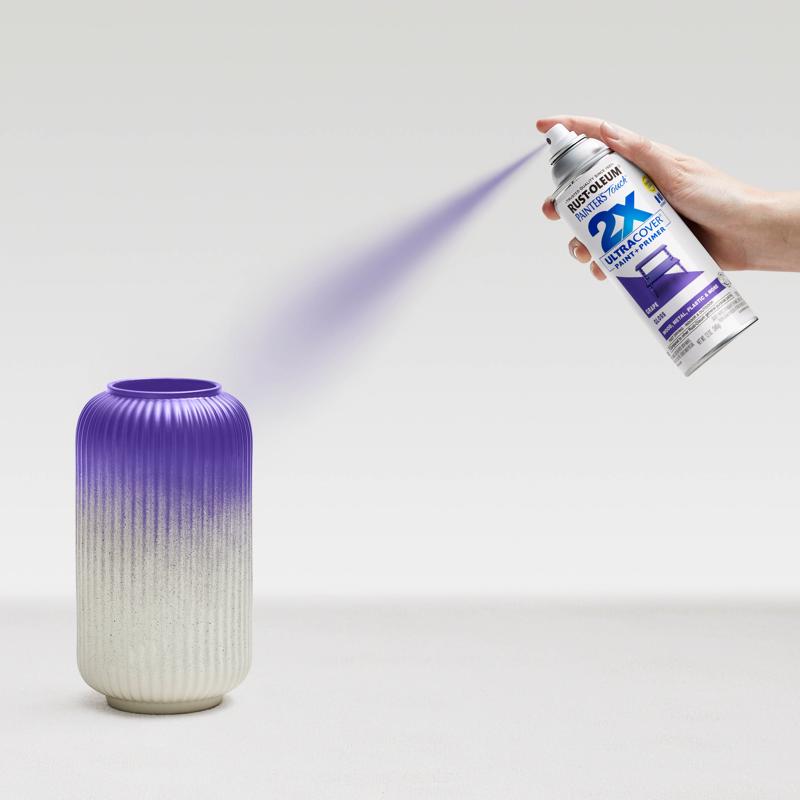 Rust-Oleum Painter's Touch 2X Ultra Cover Gloss Grape Paint+Primer Spray Paint 12 oz