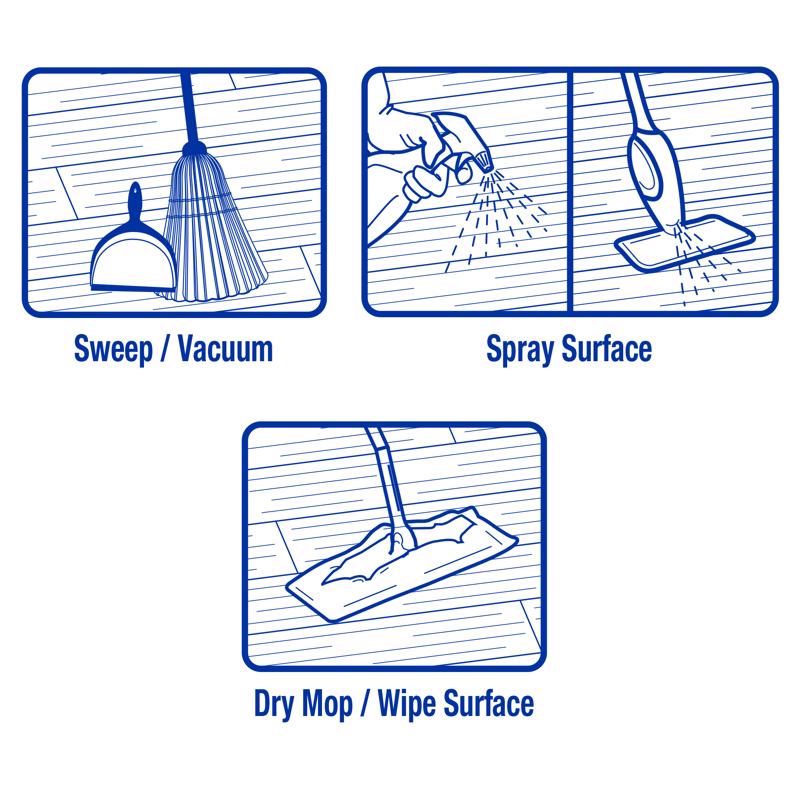 Zep Fresh Scent Hardwood & Laminate Floor Cleaner Liquid 32 oz