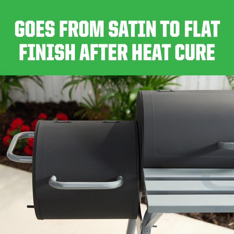 Rust-Oleum Specialty Satin BBQ Black Oil-Based High Heat Enamel 1 gal