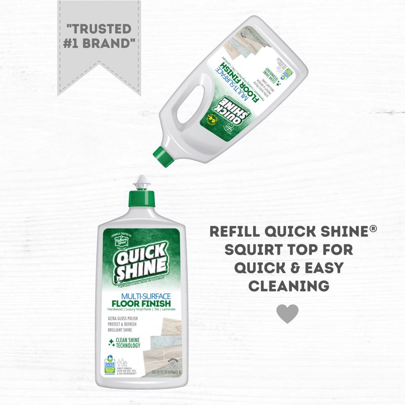 Quick Shine Gloss Floor Finish Liquid 27 oz
