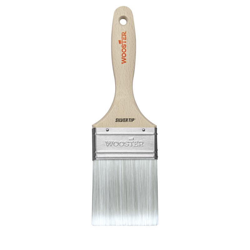 Wooster Silver Tip 3 in. Flat Paint Brush
