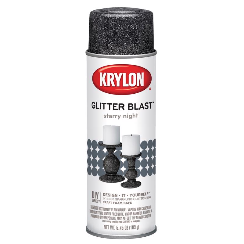 Krylon Glitter Blast Starry Night Spray Paint 5.75 oz