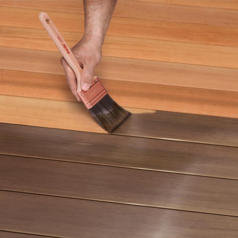 Cabot Semi-Transparent Low VOC Semi-Transparent Cordovan Leather Oil-Based Stain and Sealer 1 gal