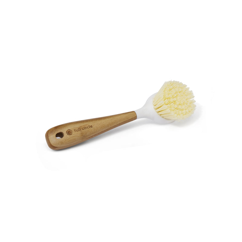 Full Circle 2.56 in. W Medium Bristle Bamboo Handle Dish Brush