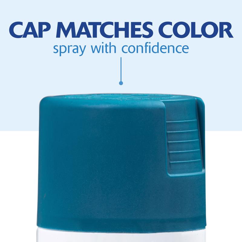 Rust-Oleum Painter's Touch 2X Ultra Cover Satin Lagoon Paint+Primer Spray Paint 12 oz