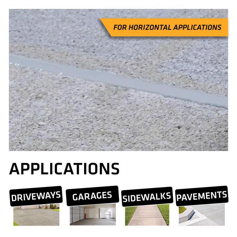 Sika Pro Gray Polyurethane Self-Leveling Sealant 29 oz