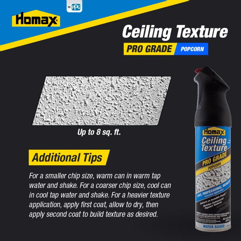 Homax Pro Grade White Water-Based Wall and Ceiling Texture Paint 14 oz