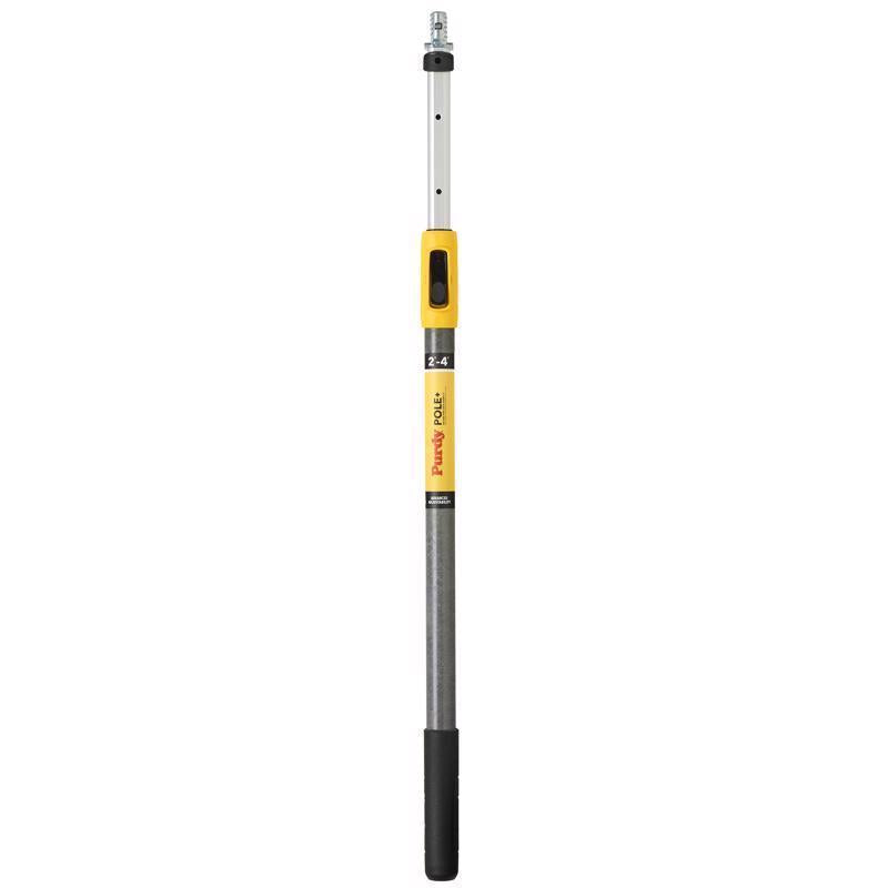 Purdy POWER LOCK Telescoping 2-4 ft. L X 1 in. D Fiberglass Extension Pole