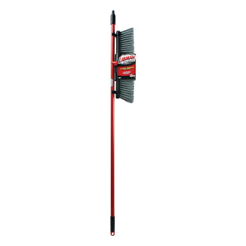 Libman Polyethylene Terephthalate 18 in. Rough Surface Push Broom