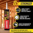 Loctite PL Premium Fast Grab Polyurethane Construction Adhesive 10 oz