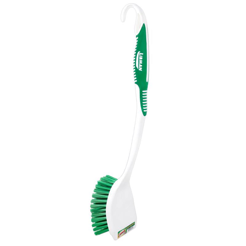 Libman 3-1/4 in. W Medium Bristle 13-1/2 in. Plastic/Rubber Handle Brush