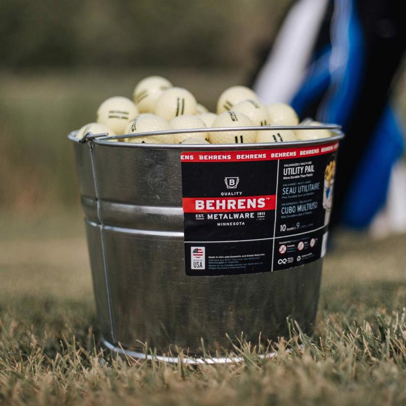 Behrens 10 qt Galvanized Pail Gray