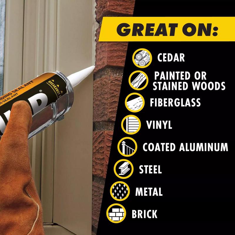 OSI Quad Bronze Elastomeric Polymers Door/Siding/ Window Sealant 10 oz