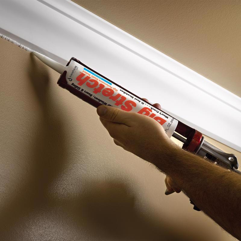 Sashco Big Stretch Black Elastomeric Acrylic Latex Door/Siding/ Window Caulk Sealant 10.5 oz