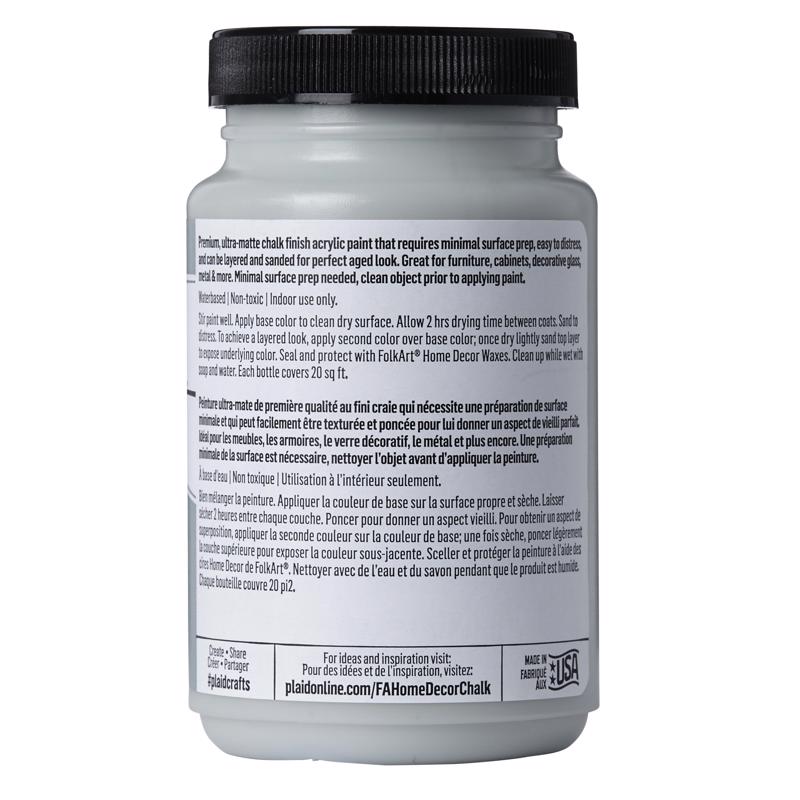 Plaid FolkArt Flat Chalky Finish Sage Hobby Paint 8 oz