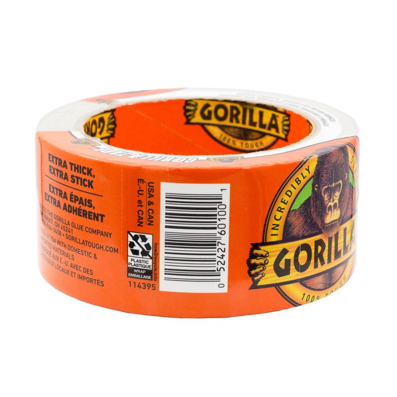 Gorilla 1.88 in. W X 10 yd L Tape White