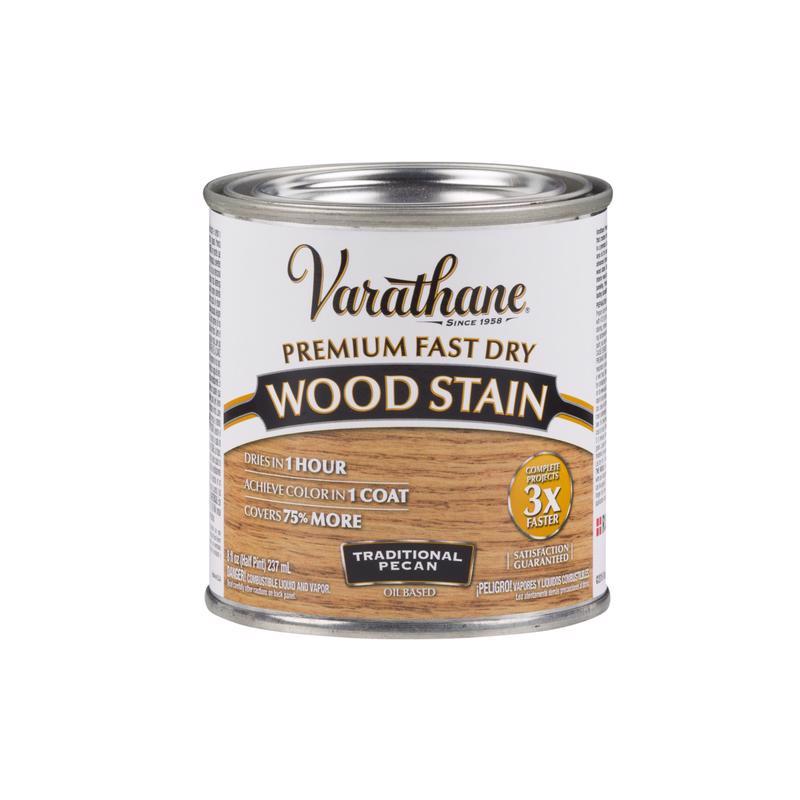 Varathane Premium Traditional Pecan Oil-Based Fast Dry Wood Stain 0.5 pt