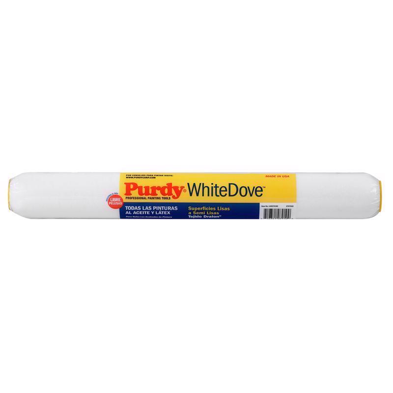Purdy White Dove Woven Fabric 18 in. W X 3/8 in. Paint Roller Cover 1 pk