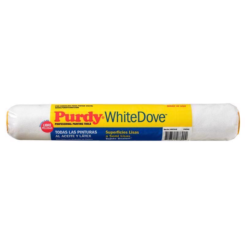 Purdy White Dove Woven Fabric 14 in. W X 3/8 in. Paint Roller Cover 1 pk
